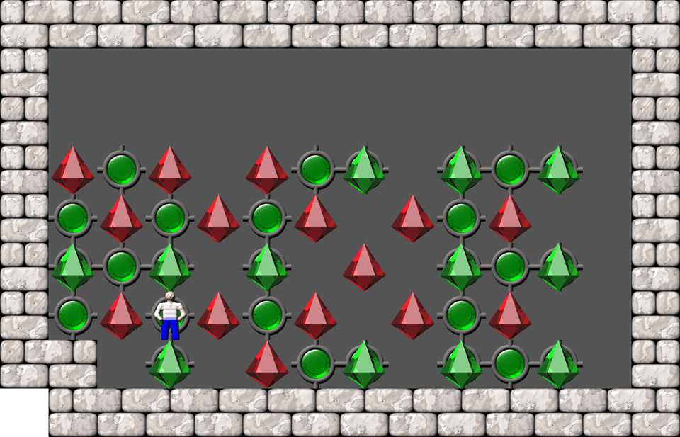 Сокобан Thinking Rabbit Arranged уровень 470